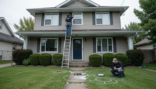 Roof maintenance inspection for a residential home in Regina